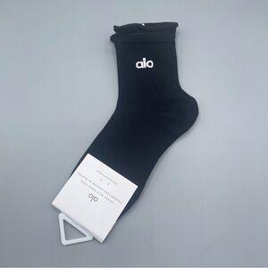 ALO Yoga Black Athletic Socks‎
